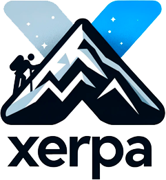 Logo del chatbot Xerpa basado en inteligencia artificial generativa (GenAI) para empresas